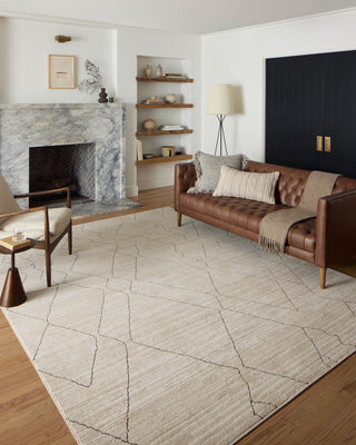 The Rug Corner Loloi II Darby Sand / Charcoal  