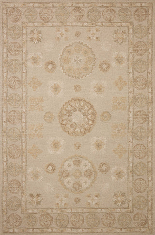 The Rug Corner Chris Loves Julia x Loloi Dorothea Dove / Natural  