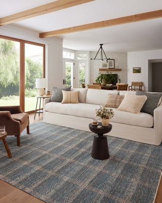 The Rug Corner Angela Rose x Loloi Angela Rose - Ember Blue / Beige Area Rug  