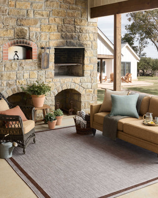 The Rug Corner Loloi II Easton Dove / Coffee  