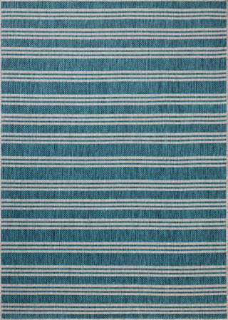 The Rug Corner Loloi II Easton Teal / Fog  