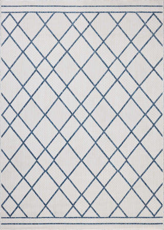 The Rug Corner Loloi II Easton Ivory / Denim  