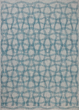 The Rug Corner Loloi II Easton Fog / Teal  