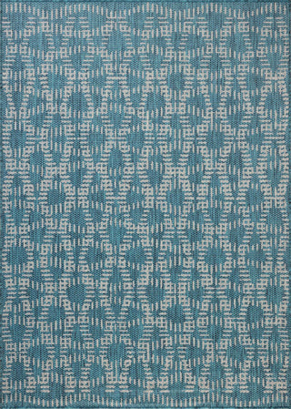 The Rug Corner Loloi II Easton Fog / Teal  