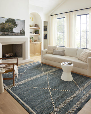 The Rug Corner Loloi II Fabian Denim / Charcoal  