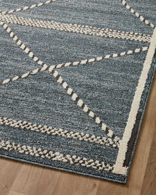 The Rug Corner Loloi II Fabian Denim / Charcoal  