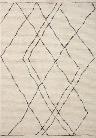 The Rug Corner Loloi II Fabian Ivory / Charcoal  