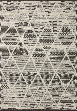 The Rug Corner Loloi II Fabian Charcoal / Ivory  
