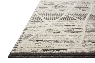 The Rug Corner Loloi II Fabian Charcoal / Ivory  
