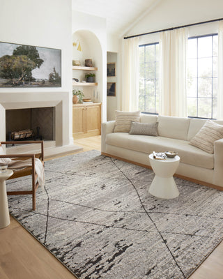 The Rug Corner Loloi II Fabian Grey / Charcoal  