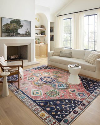 The Rug Corner Loloi II Fiona Rust / Navy  