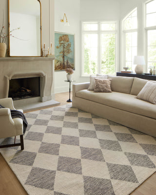 The Rug Corner Chris Loves Julia x Loloi Francis Beige / Charcoal  