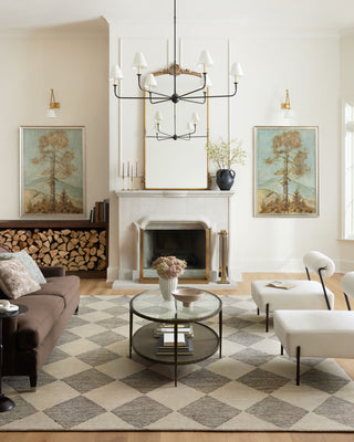 The Rug Corner Chris Loves Julia x Loloi Francis Beige / Charcoal  