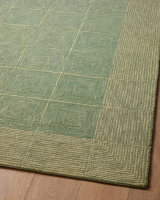 The Rug Corner Chris Loves Julia x Loloi Francis Green / Natural  