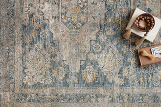 The Rug Corner Loloi Gaia Denim / Taupe  