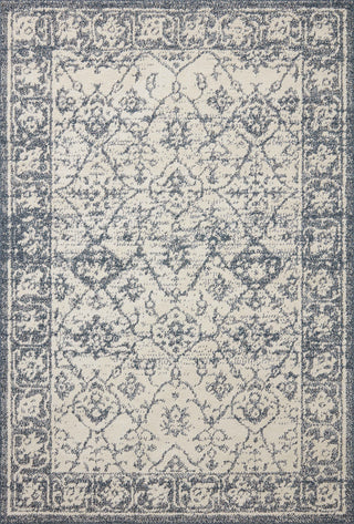 The Rug Corner Magnolia Home by Joanna Gaines x Loloi Gigi Ivory / Blue  
