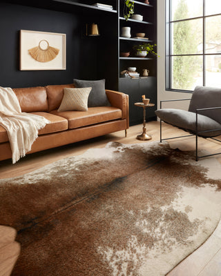 The Rug Corner Loloi II Grand Canyon Coffee / Ivory  