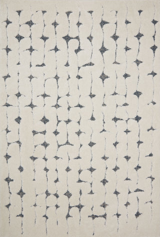 The Rug Corner Loloi II Hagen White / Navy  