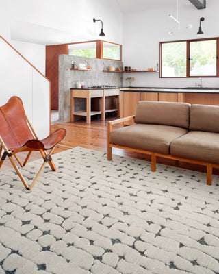 The Rug Corner Loloi II Hagen White / Navy  