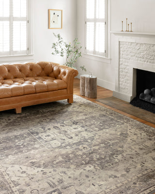 The Rug Corner Loloi II Hathaway Steel / Ivory  