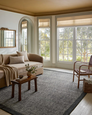 The Rug Corner Magnolia Home by Joanna Gaines x Loloi Henley Ivory / Charcoal  