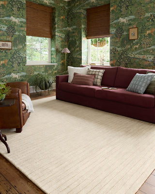 The Rug Corner Chris Loves Julia x Loloi Henry Ivory / Dove  