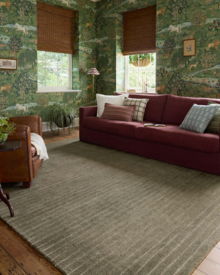 The Rug Corner Chris Loves Julia x Loloi Henry Olive / Ivory  