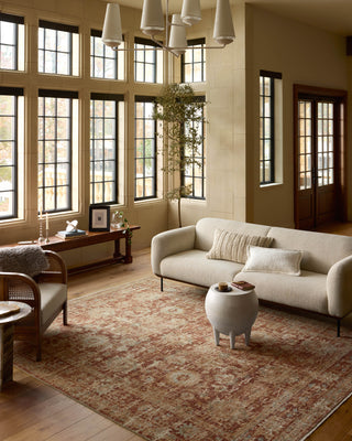 The Rug Corner Loloi Heritage Brick / Multi  