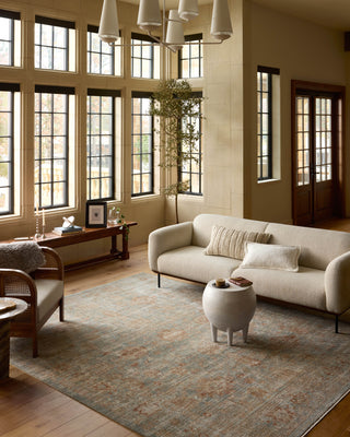 The Rug Corner Loloi Heritage Aqua / Terracotta  
