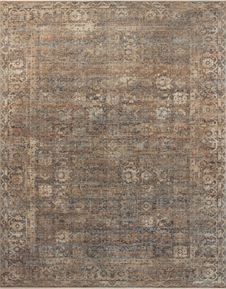 The Rug Corner Loloi Heritage Mocha / Denim  