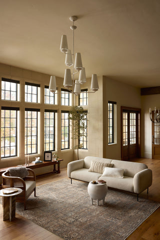 The Rug Corner Loloi Heritage Mocha / Denim  