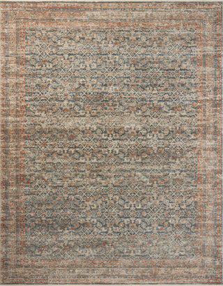 The Rug Corner Loloi Heritage Blue / Rust  