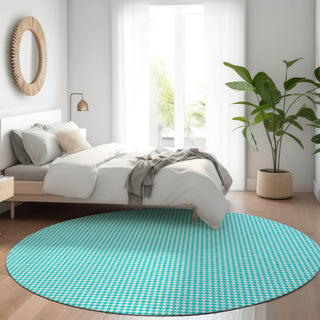 lifestyle The Rug Corner Dalyn Hinton HN1 Aqua  Hinton HN1 Aqua