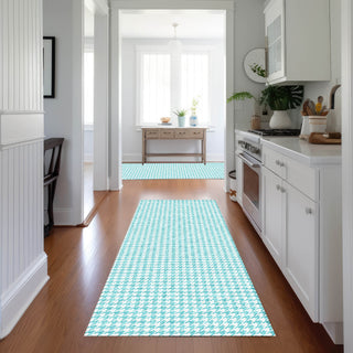 lifestyle The Rug Corner Dalyn Hinton HN1 Aqua  Hinton HN1 Aqua