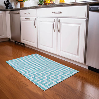 lifestyle The Rug Corner Dalyn Hinton HN1 Aqua  Hinton HN1 Aqua
