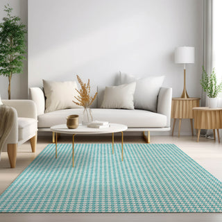 lifestyle The Rug Corner Dalyn Hinton HN1 Aqua  Hinton HN1 Aqua