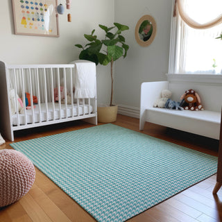 lifestyle The Rug Corner Dalyn Hinton HN1 Aqua  Hinton HN1 Aqua