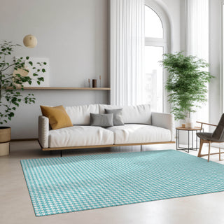 lifestyle The Rug Corner Dalyn Hinton HN1 Aqua  Hinton HN1 Aqua