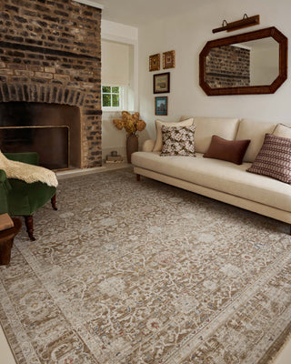 The Rug Corner Chris Loves Julia x Loloi Ida Bark / Multi  