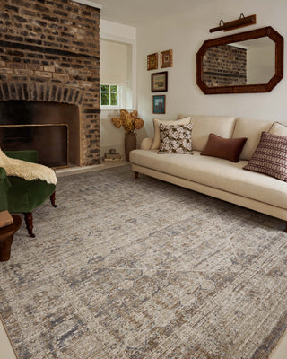 The Rug Corner Chris Loves Julia x Loloi Chris Loves Julia - Ida Slate / Natural Area Rug  