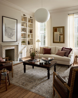 The Rug Corner Chris Loves Julia x Loloi Chris Loves Julia - Ida Slate / Natural Area Rug  