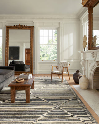 The Rug Corner Loloi Iman Ivory / Charcoal  