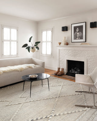 The Rug Corner Loloi Iman Ivory / Lt. Grey  
