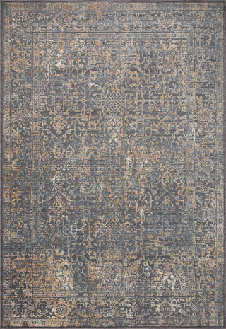 The Rug Corner Loloi Indra Graphite / Sunset  