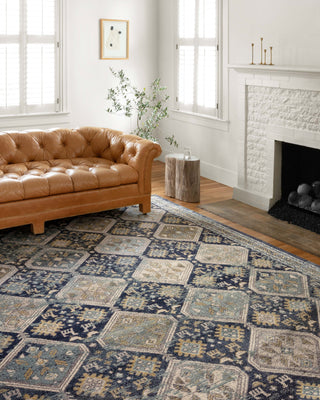 The Rug Corner Loloi II Jocelyn Navy / Blue  