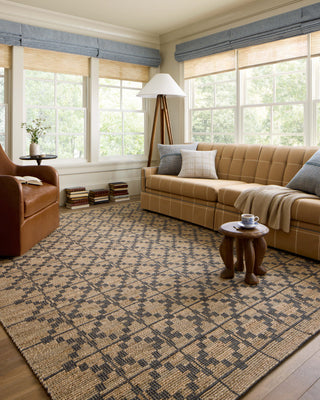 The Rug Corner Chris Loves Julia x Loloi Judy Natural / Graphite  