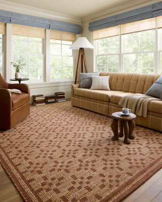 The Rug Corner Chris Loves Julia x Loloi Judy Natural / Spice  