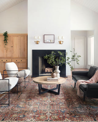 The Rug Corner Chris Loves Julia x Loloi Chris Loves Julia - Jules Merlot / Multi Area Rug  