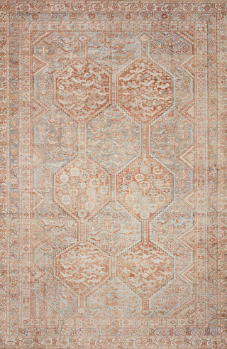 The Rug Corner Chris Loves Julia x Loloi Chris Loves Julia - Jules Tangerine / Mist Area Rug  