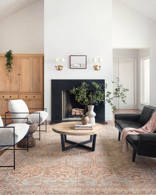 The Rug Corner Chris Loves Julia x Loloi Chris Loves Julia - Jules Tangerine / Mist Area Rug  